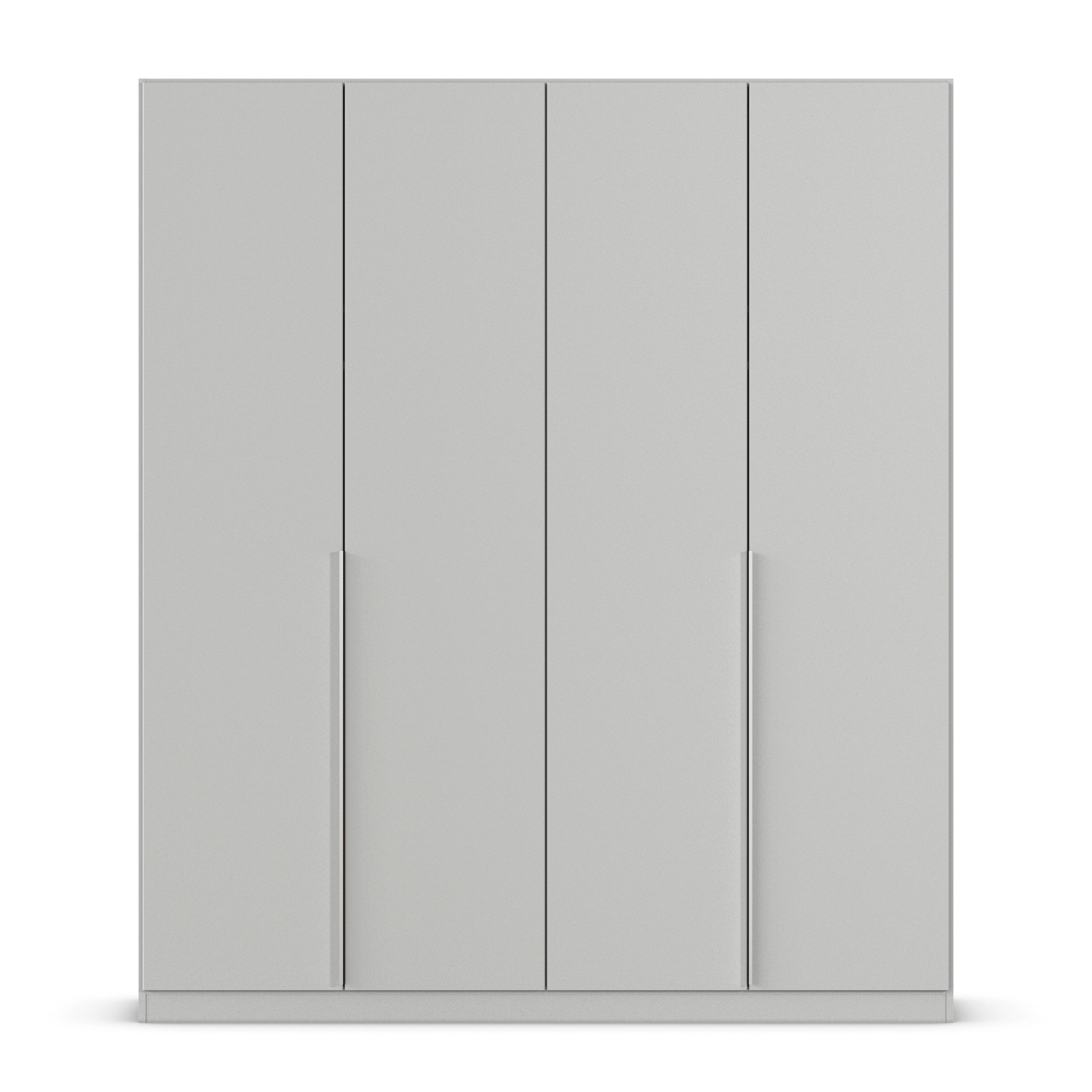 Drehtürenschrank - seidengrau - 4-türig - 181x210 cm