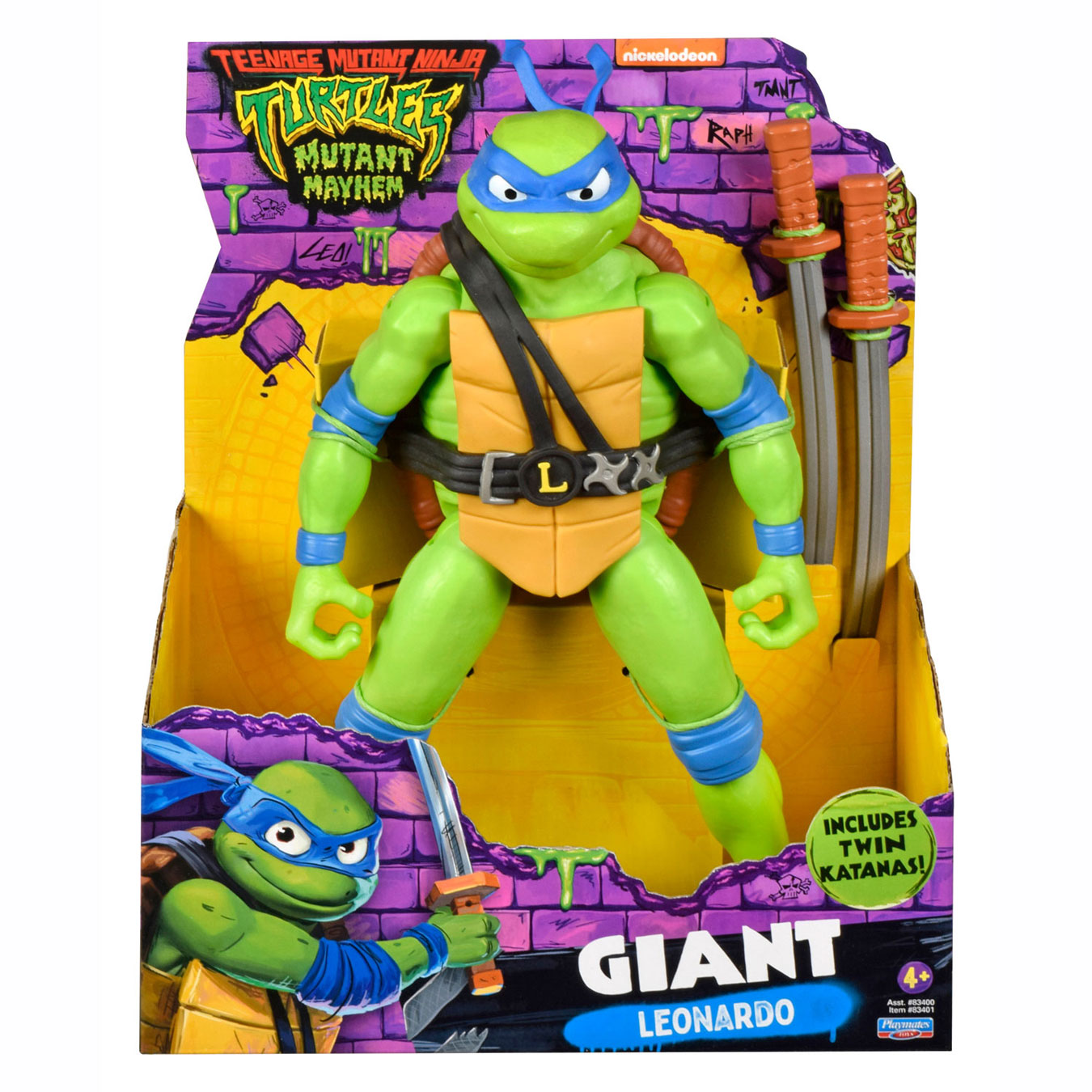 Teenage Mutant Ninja TurtlesSpeelfiguur - Giant Leonardo