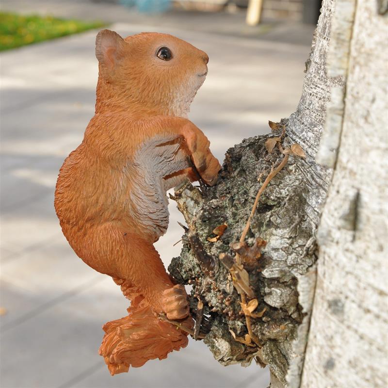Dazikemo Eichhörnchen Zaunfigur