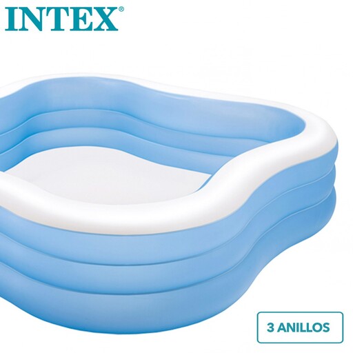 Piscina quadrada inflável Intex 229x229x56 cm - 1.250 litros