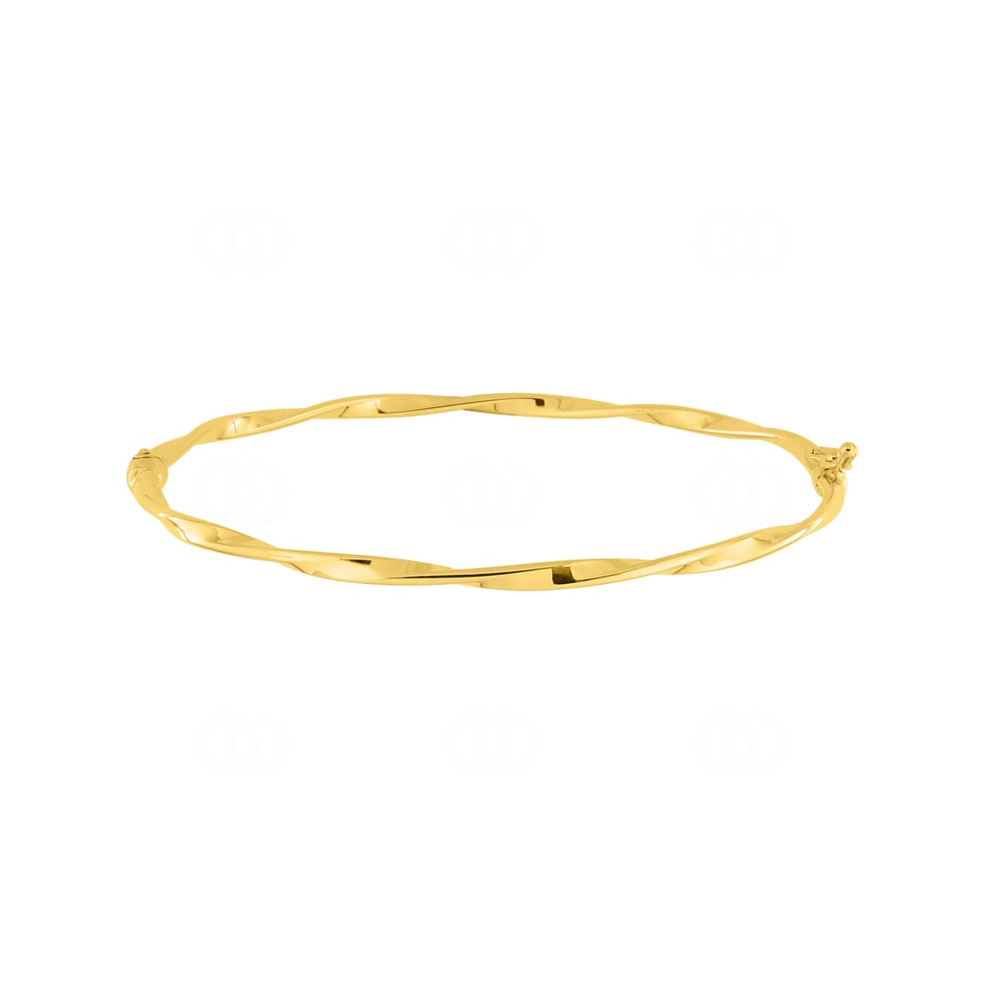 Armreif 750/18 K Gelbgold verdreht 2.5mm