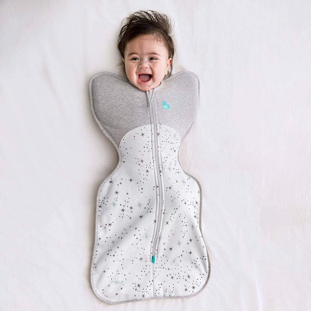 SwaddleUp inbakerslaapzak Fase 12-laags white/grey TOG 1.5