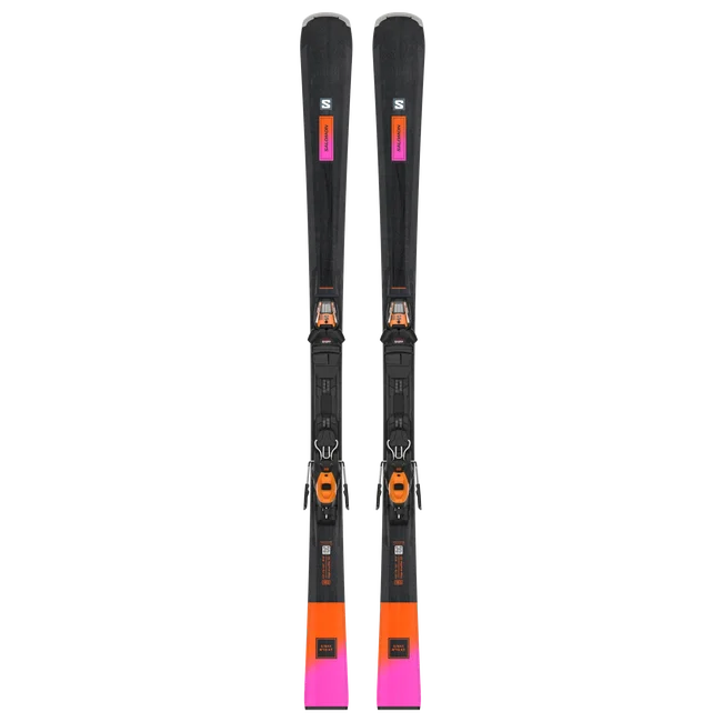 S/MAX N°10 XT (and M11)  Pisten-Ski-Set für Damen Black/NeonTurmeric/ShockingPink