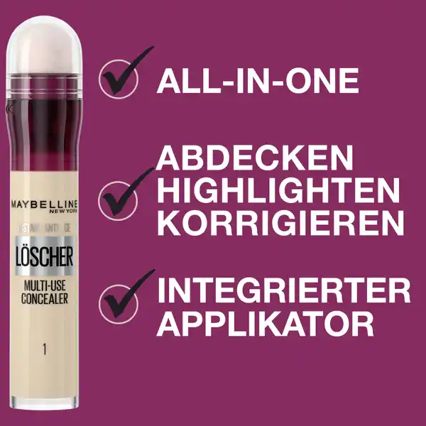 Instant Anti-Age Perfector 4-in-1 Glow Make-Up 01 Light + Löscher Multi-Use Concealer 01 Light