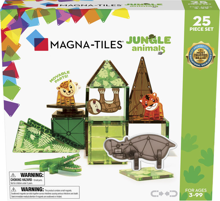 Magna-Tiles Magna-Tiles Jungle Animals, 25 pcs