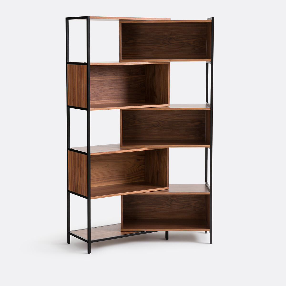 LA REDOUTE INTERIEURS<br>Estante modular e extensível de nogueira Volga
