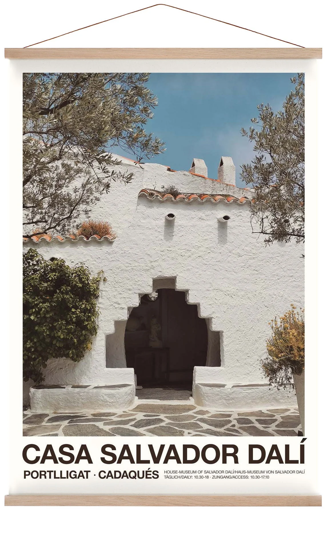 Viereckige Tür Maison Dali Cadaques von Florent Bodart