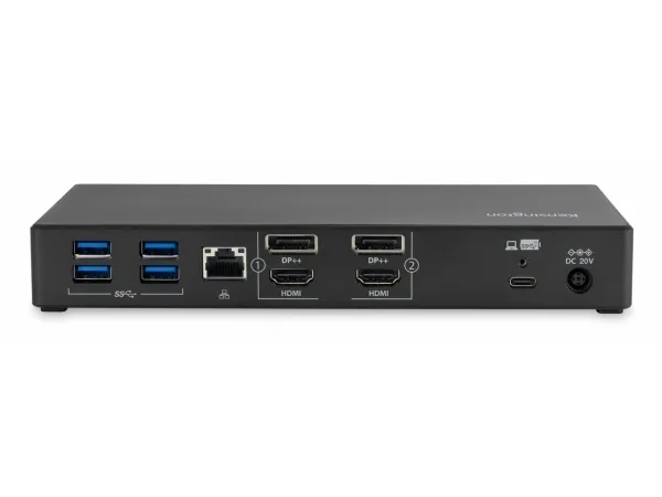 SD4781P USB-C® og USB-A Dual 4K-dockingstation Sort
