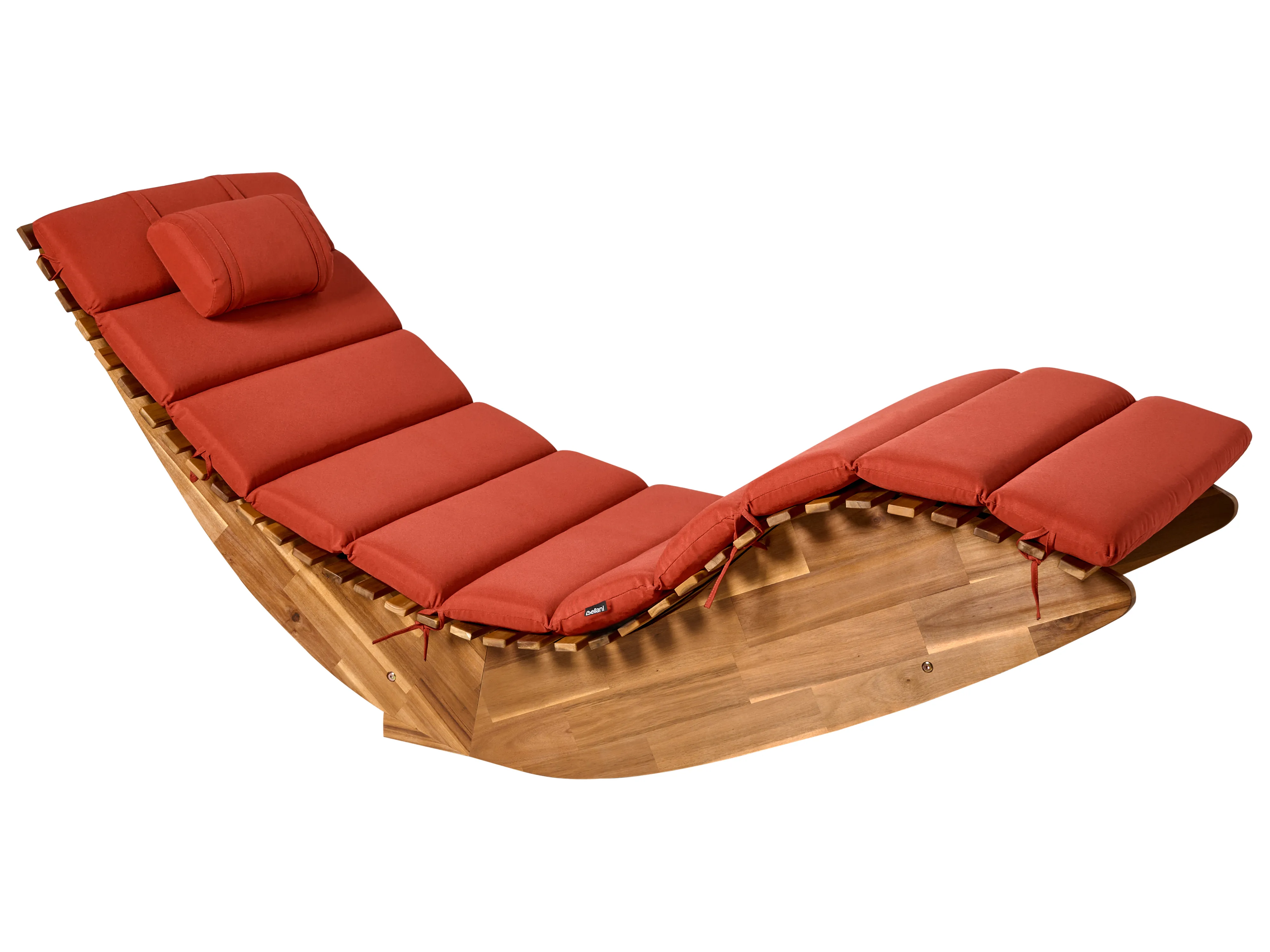 Kussen voor ligstoel BRESCIA PREMIUM 180 x 60 cm Rood