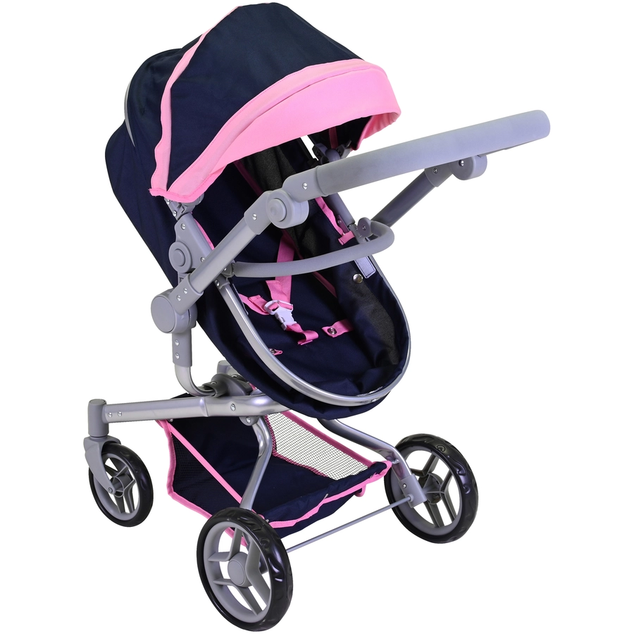 knorr toys® Puppenwagen Boonk - Magic Unicorn blau