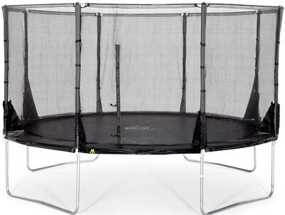 Plum 14ft Space Zone II Telescopic Trampoline inkl. Sikkerhetsnett 426 cm