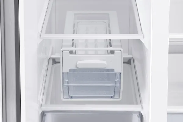 Samsung Series 2 RS62DG5003S9 - Køleskab/fryser - side-by-side - Wi-Fi - bredde: 91.2 cm - dybde: 71.6 cm - højde: 178 cm - 655 liter - Klasse E - raffineret inox