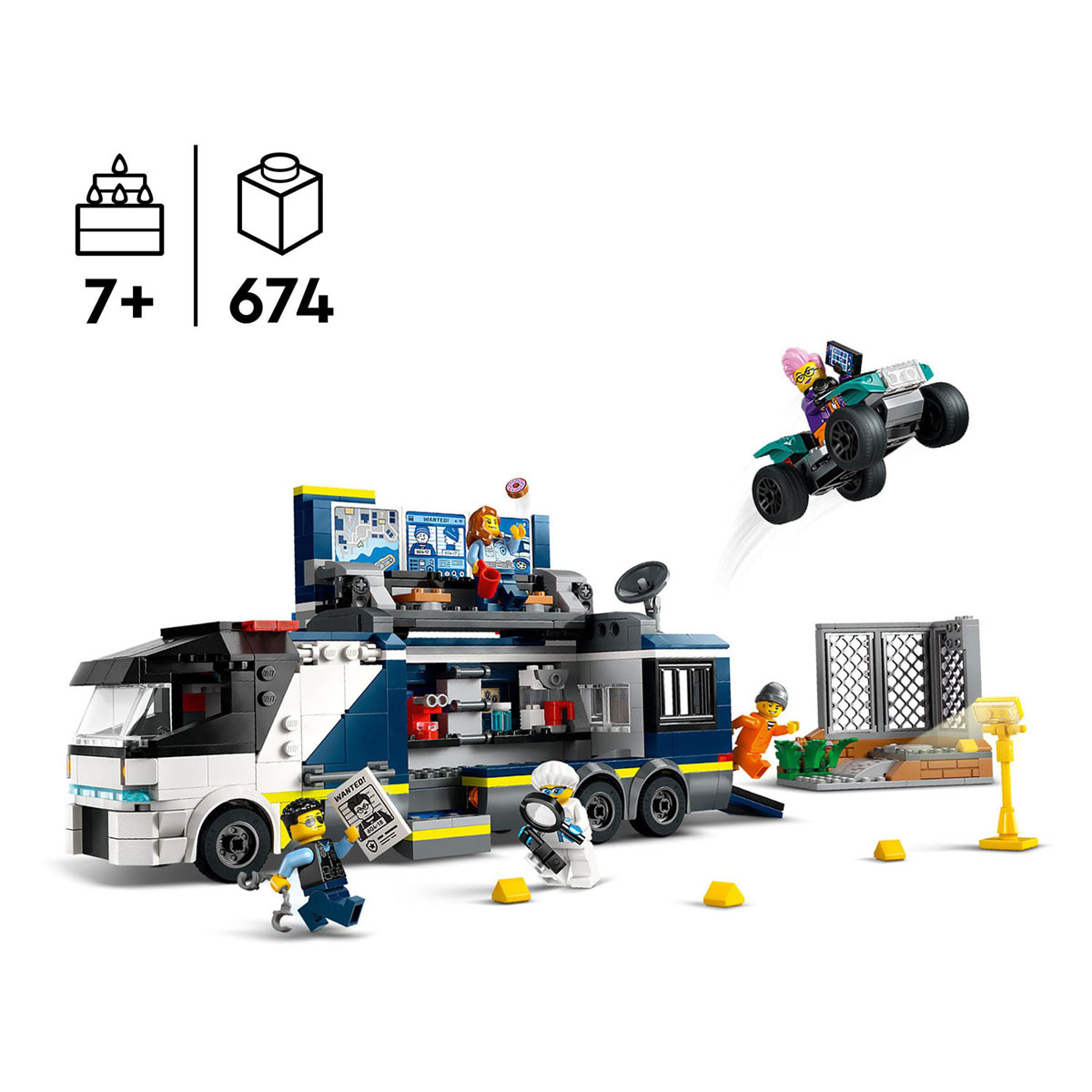 LEGO City 60418 Politielaboratorium In Truck
