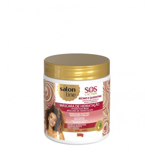 Salon Line SOS Máscara Ricino E Queratina 500ml