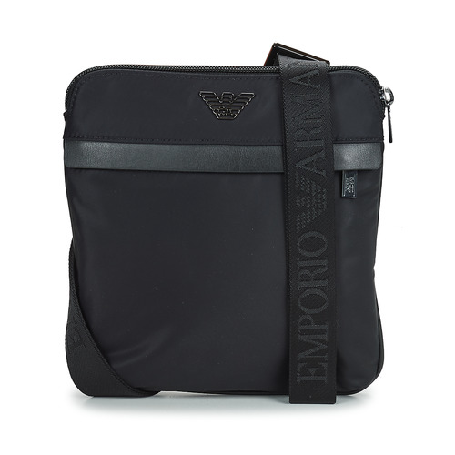 Emporio Armani - EAGLE POCKET CROSSOBODY FLAT - Noir