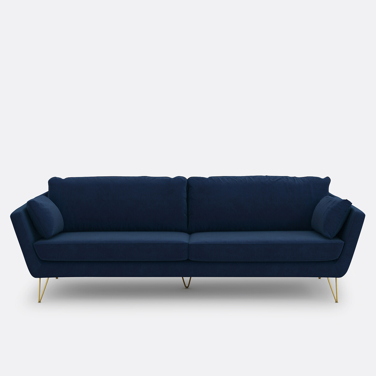 LA REDOUTE INTERIEURS<br>Sofá de veludo de 3, 4 ou 5 lugares, Topim