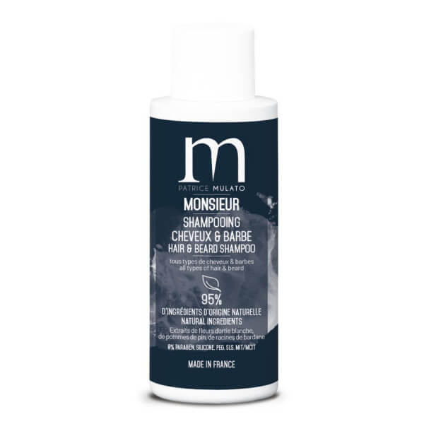 Shampooing cheveux et barbe Monsieur Mulato 50ML