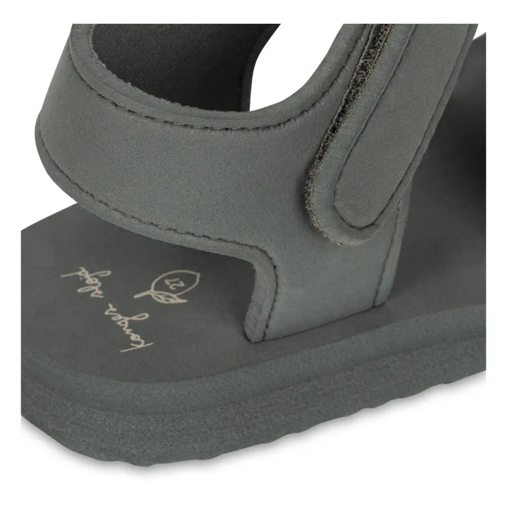 Konges Sløjd Sandales de Plage  | Gris foncé