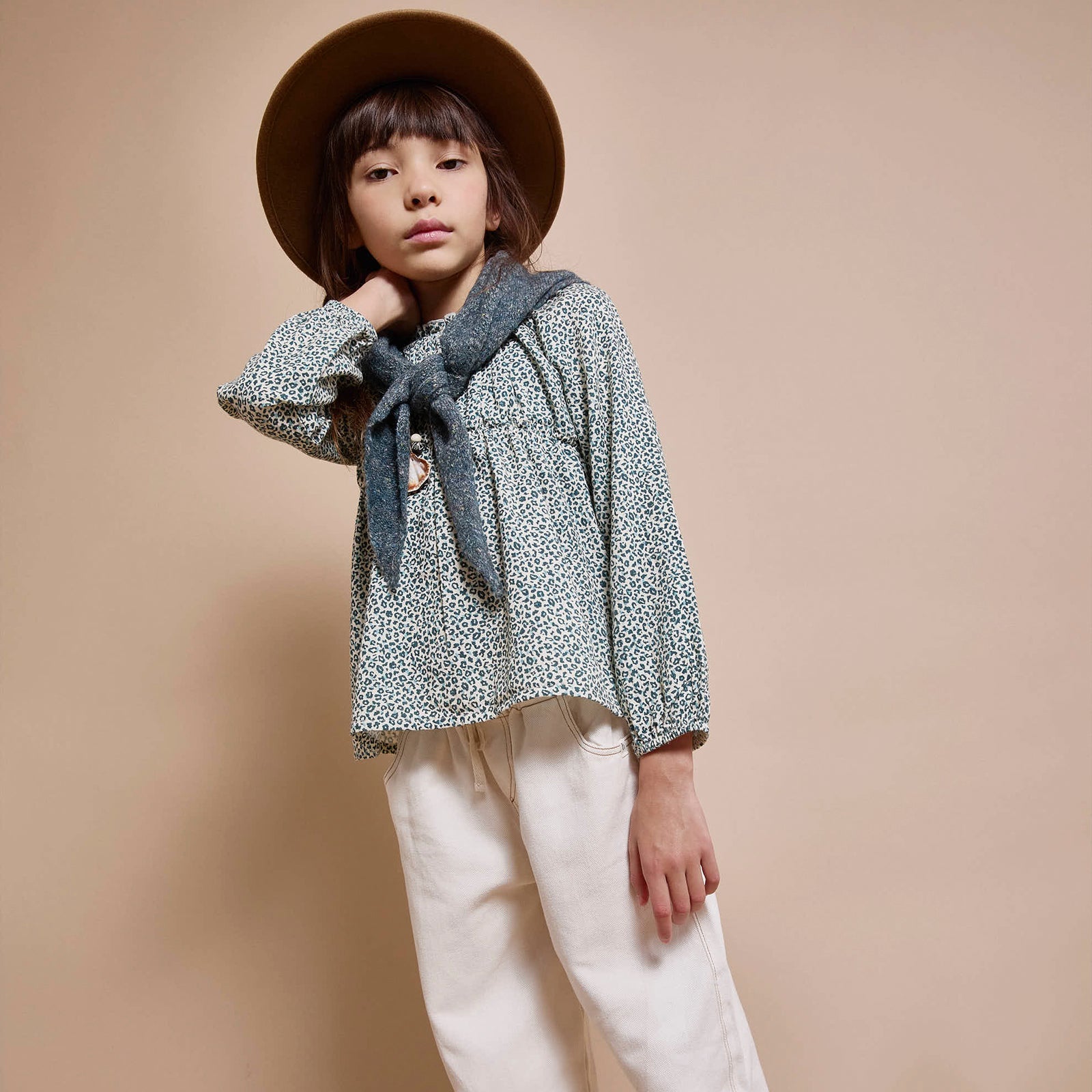 Bluse Speckle Alpine Green