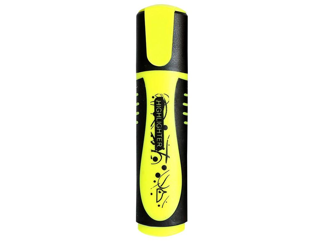 SUBLINHADOR AUCHAN FLUORESCENTE AMARELO