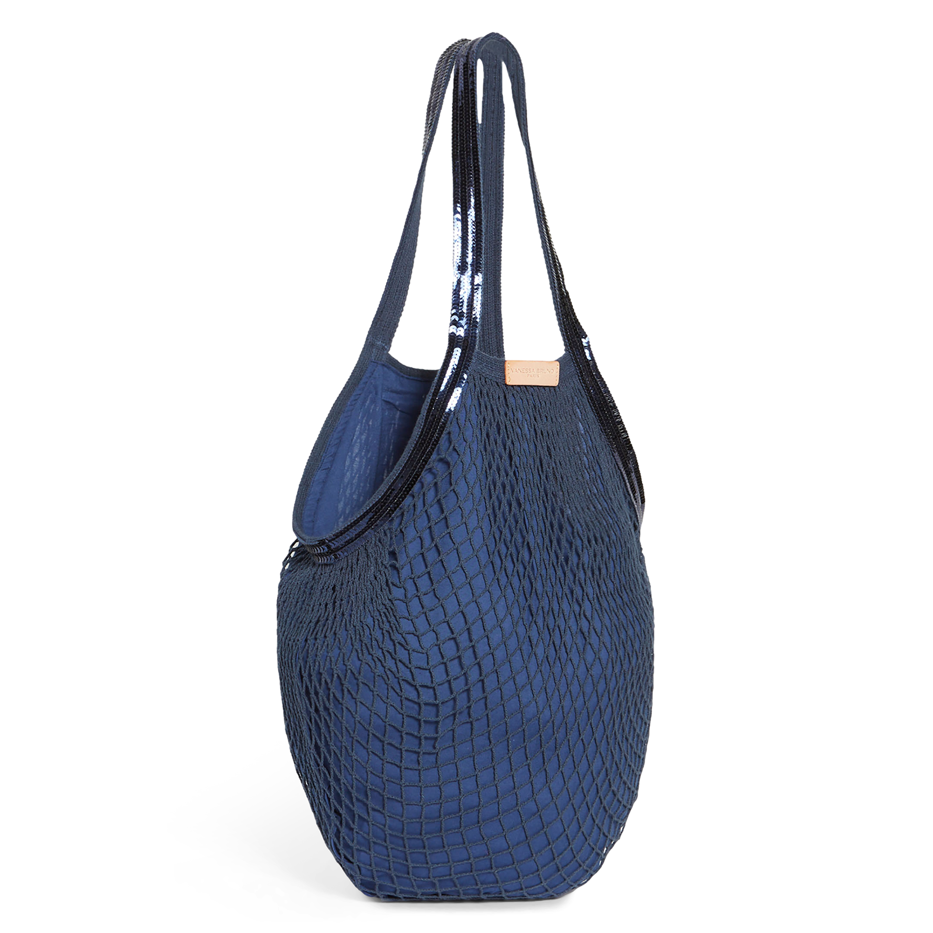 Sac filet en coton bio | Bleu