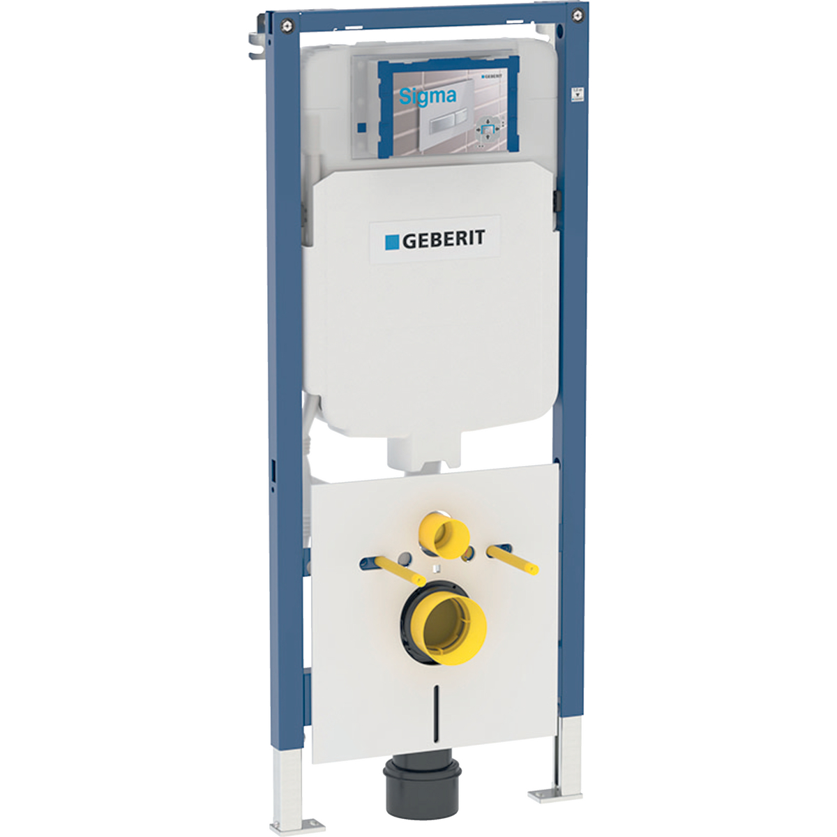 Geberit UP720 toiletset met Saniclear Itsie mat taupe toiletpot randloos met softclose zitting