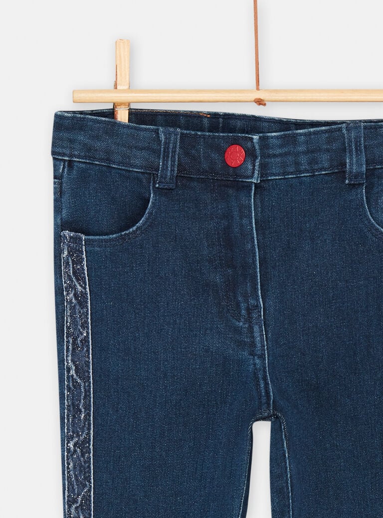 Jean bleu pour fille