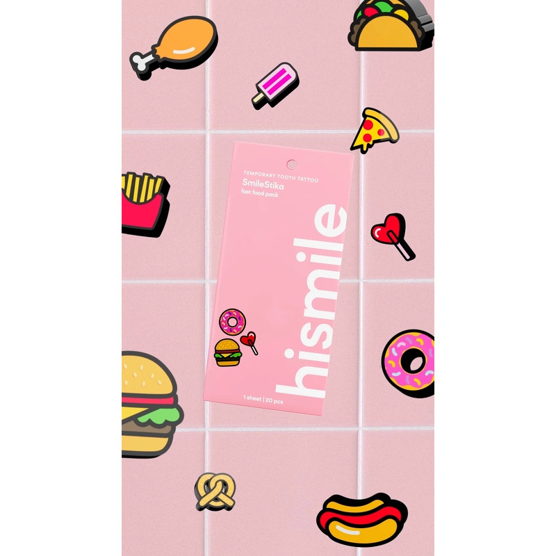 Hismile SmileStika Fast Food Pack - 20 pcs