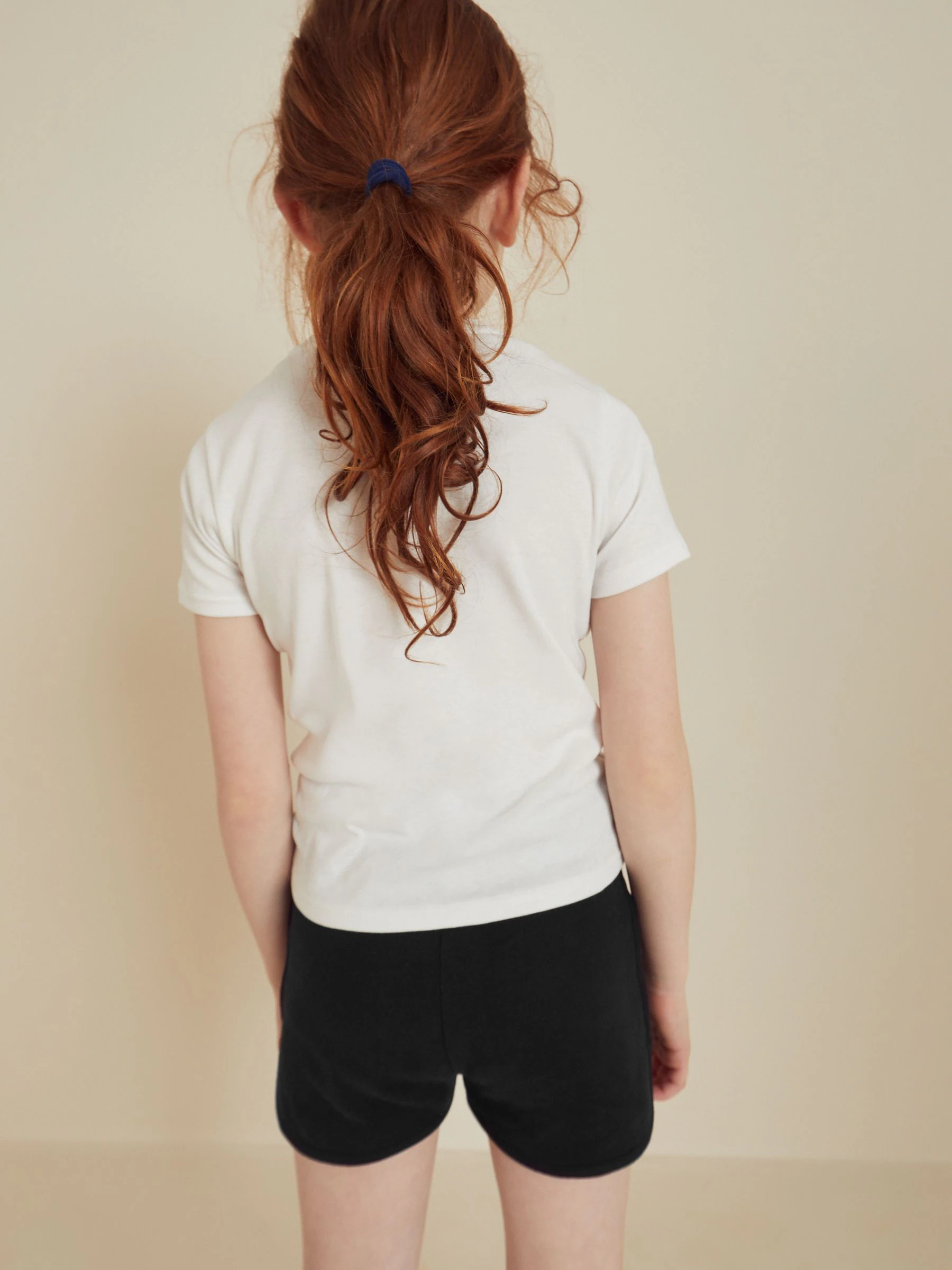 Zwart - Jersey short (3-16 jr)