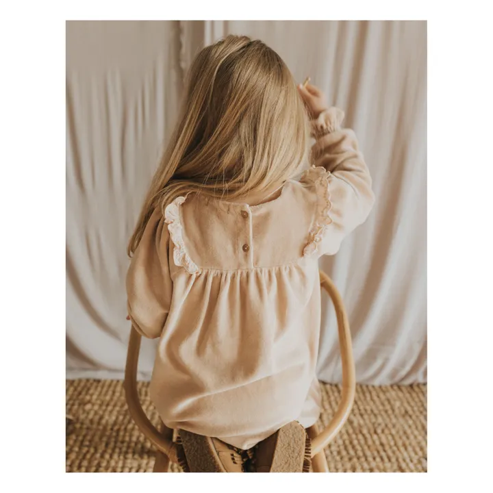 Búho Robe Velours | Rose poudré