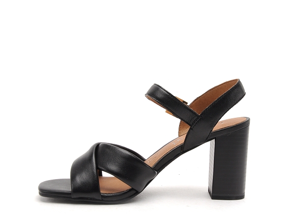 Caprice nu pieds talons femme 28302 noir