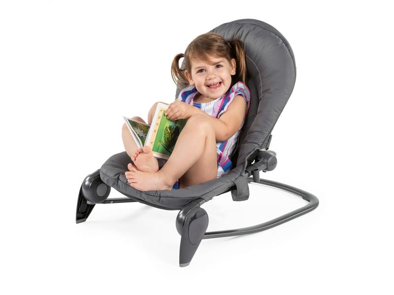 Chicco Babywippe Hooplà Moon Grey Schaukelwippe für die ersten Monate