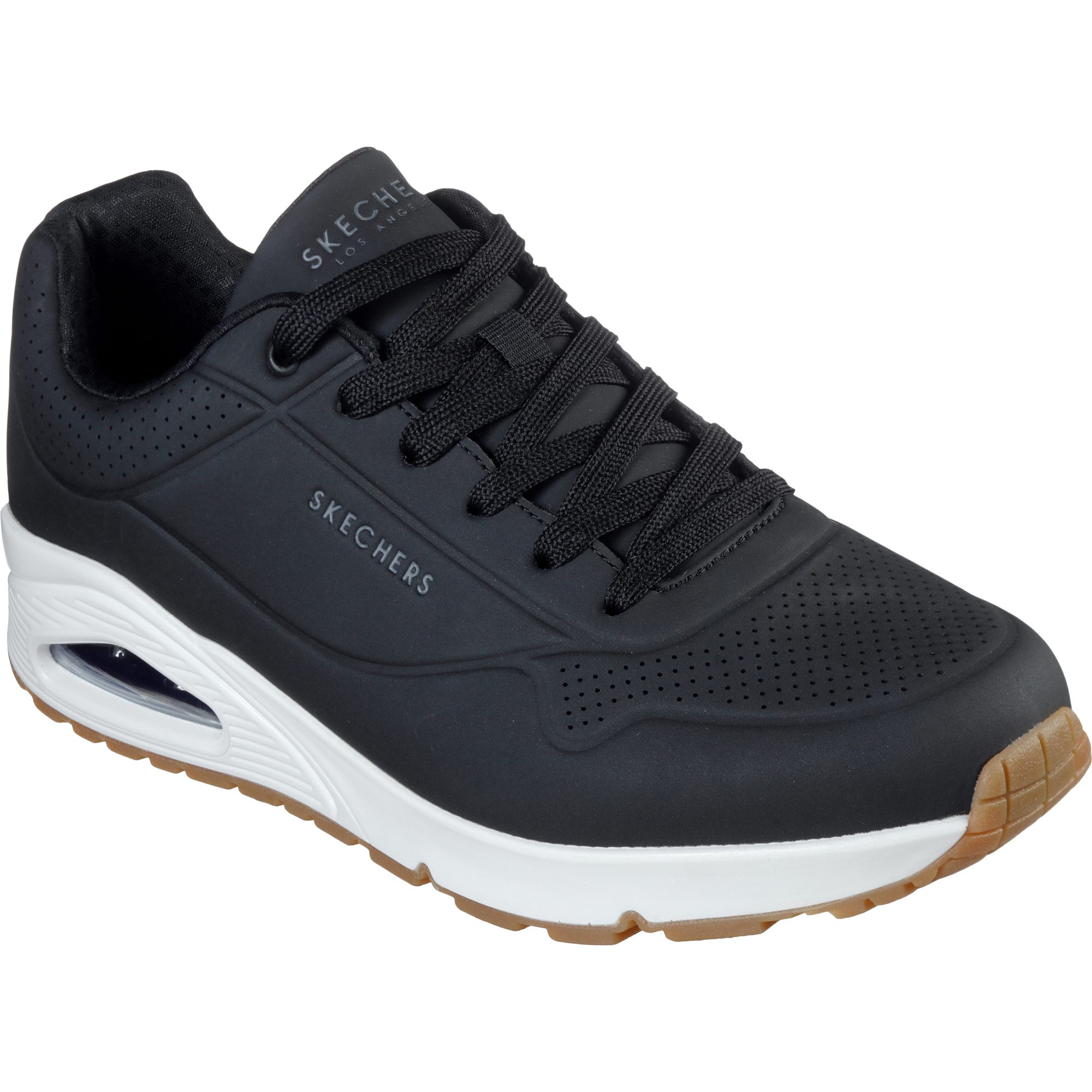 Skechers Uno Stand On Air Sneaker Herren schwarz