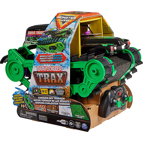 Monster Jam Grave Digger Trax fjernstyret bil