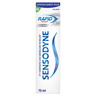Sensodyne Rapid Relief Whitening Tandpasta voor gevoelige tanden 6x75ML