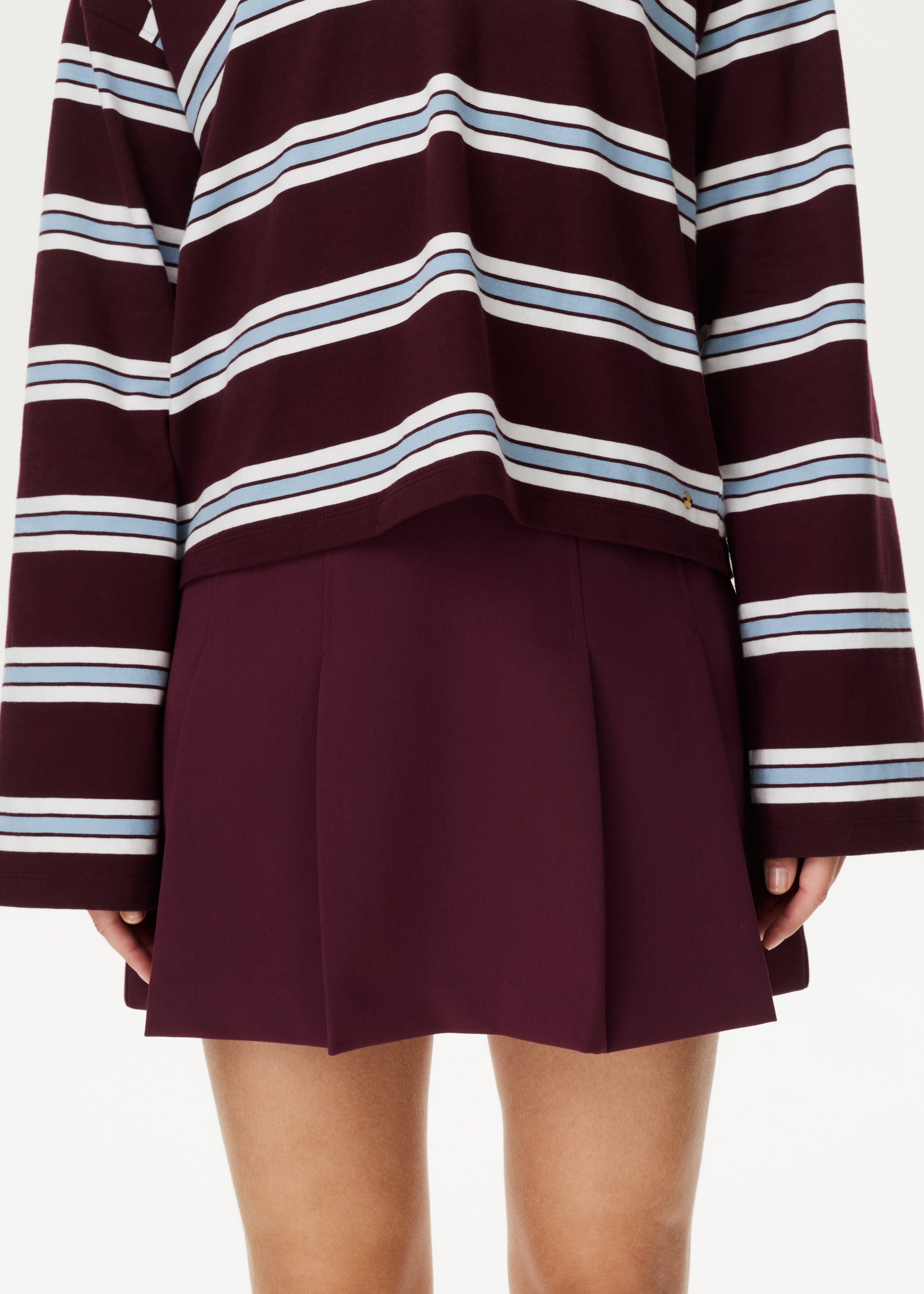 Skort met plooien