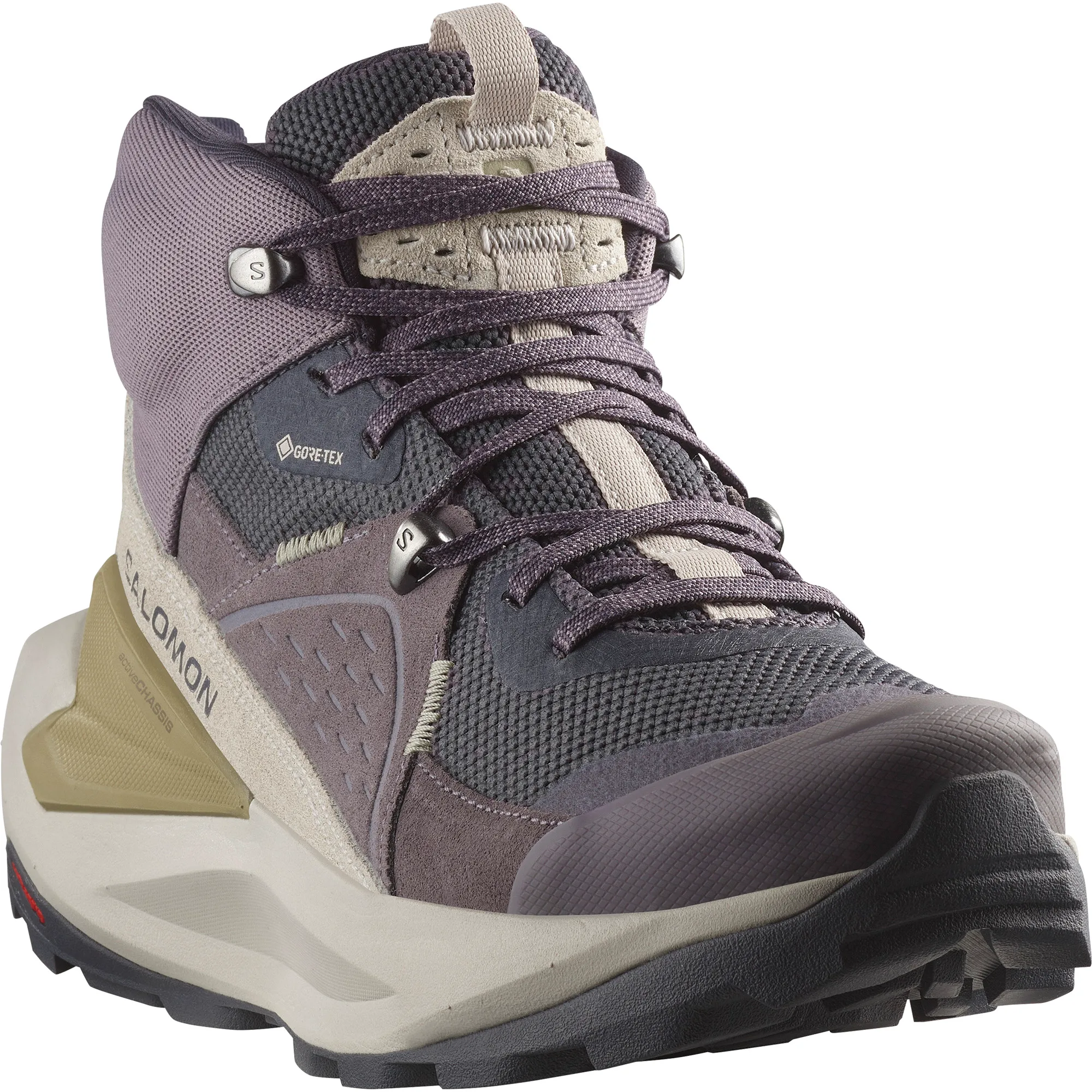 Salomon Women's Elixir Mid GORE-TEX Nine Iron/Shark/Silver Cloud