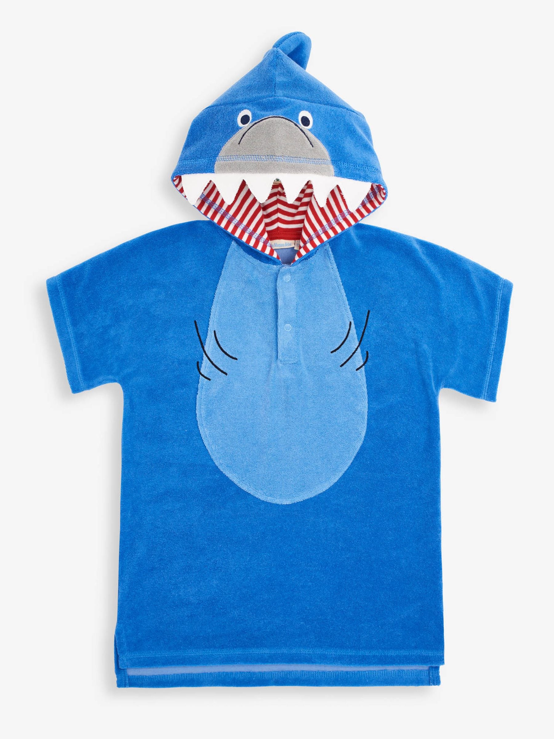 JoJo Maman Bébé - Poncho van badstof met capuchon