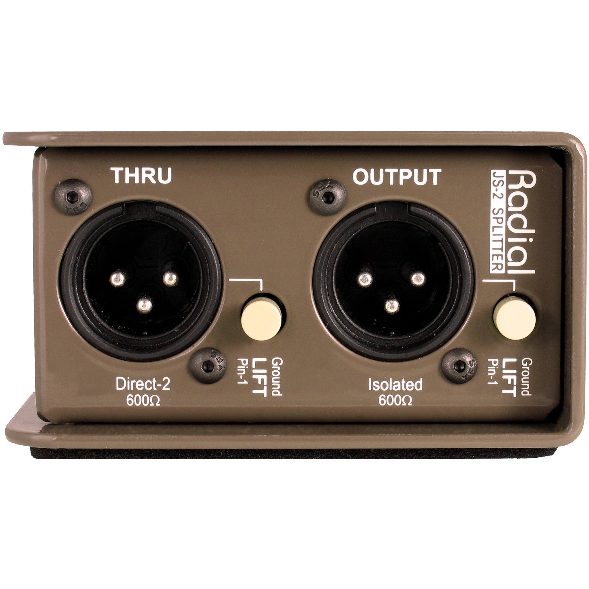 Radial JS2 passieve 2-way microfoonsplitter
