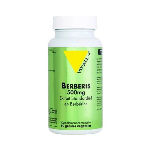 Berberis 500mg Vit'all+ - 60 Gélules Végétales