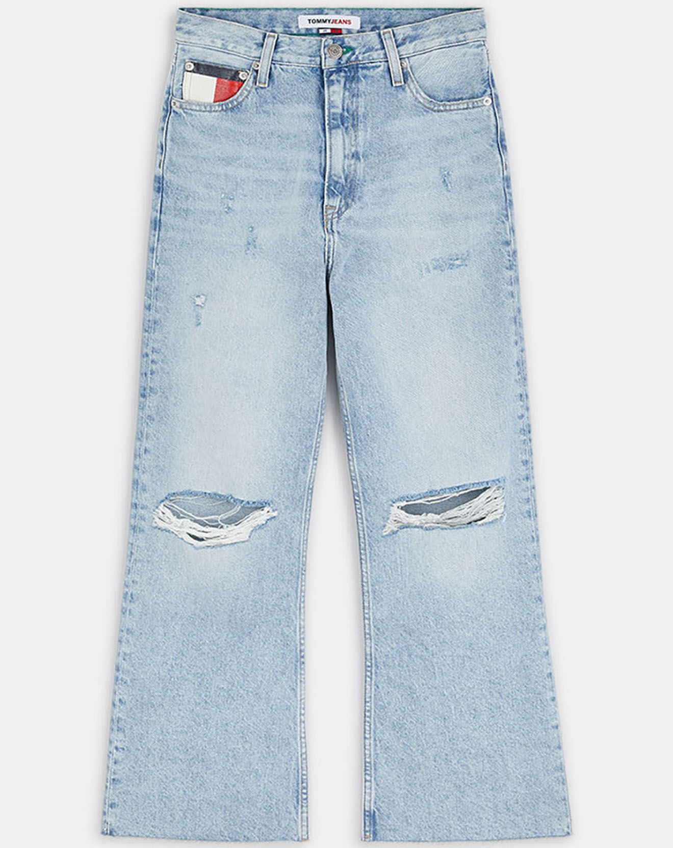 Tommy Jeans Jean flare 7/8 harper hr ank bleu délavé