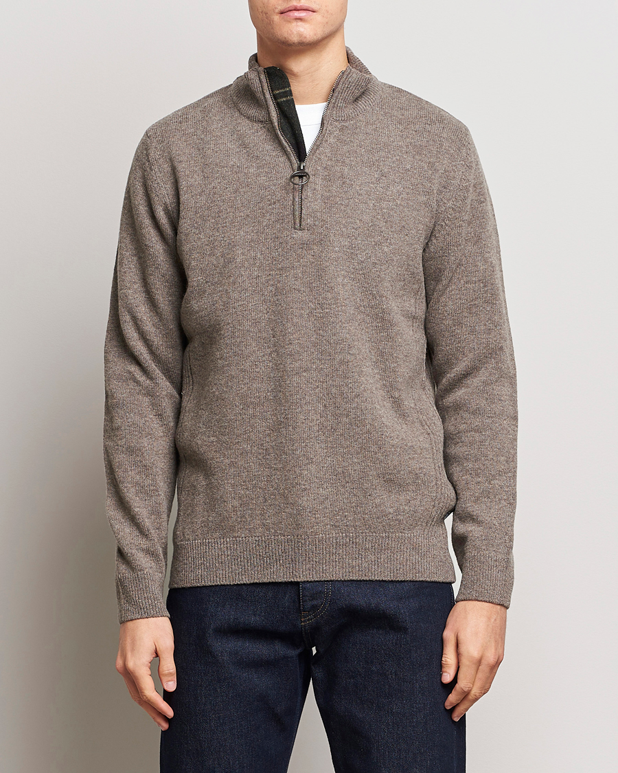 Barbour Lifestyle Holden Half Zip Military Marl