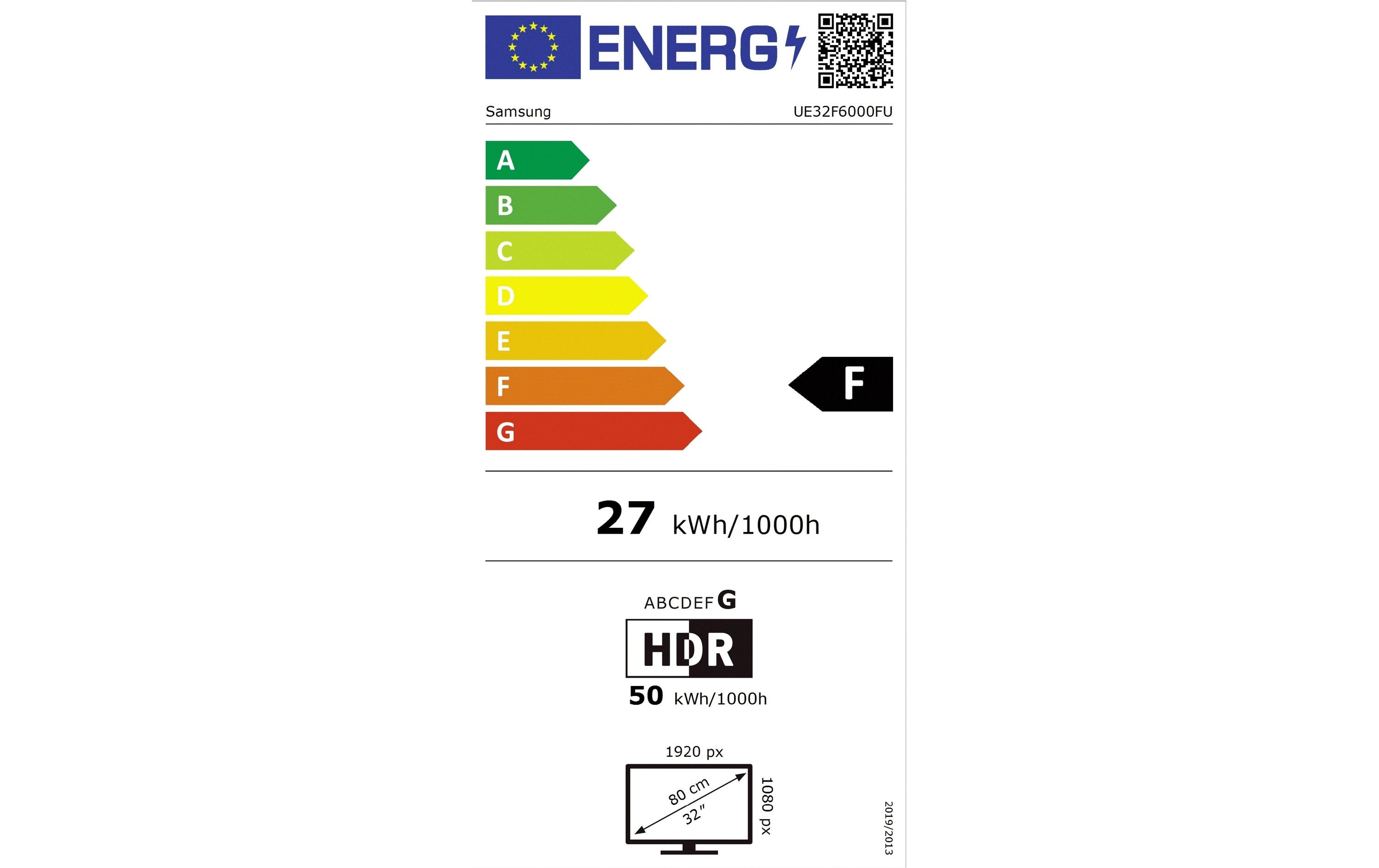 TV UE32F6000F 32'' F6000F Full HD TV, 2025<br>60 Hz, FHD (1.920 x 1.080), Hyper Real, 10W 2CH