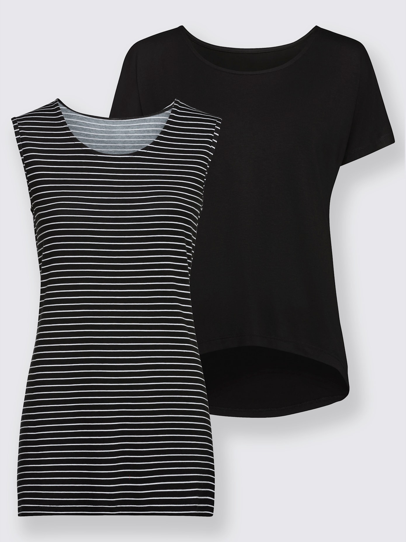 T-shirt + débardeur