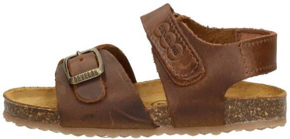 Develab leren sandalen cognac Bruin Jongens Leer Effen 26