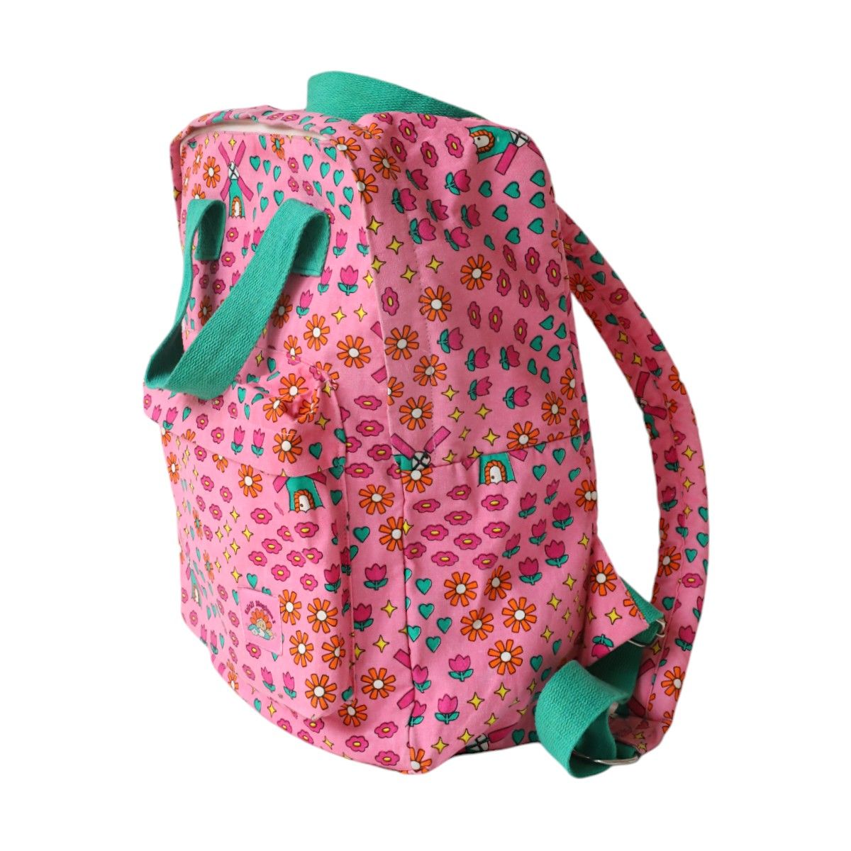 Sac à dos double poignées Tulipes - Zou Bisou Bisou Le petit Souk