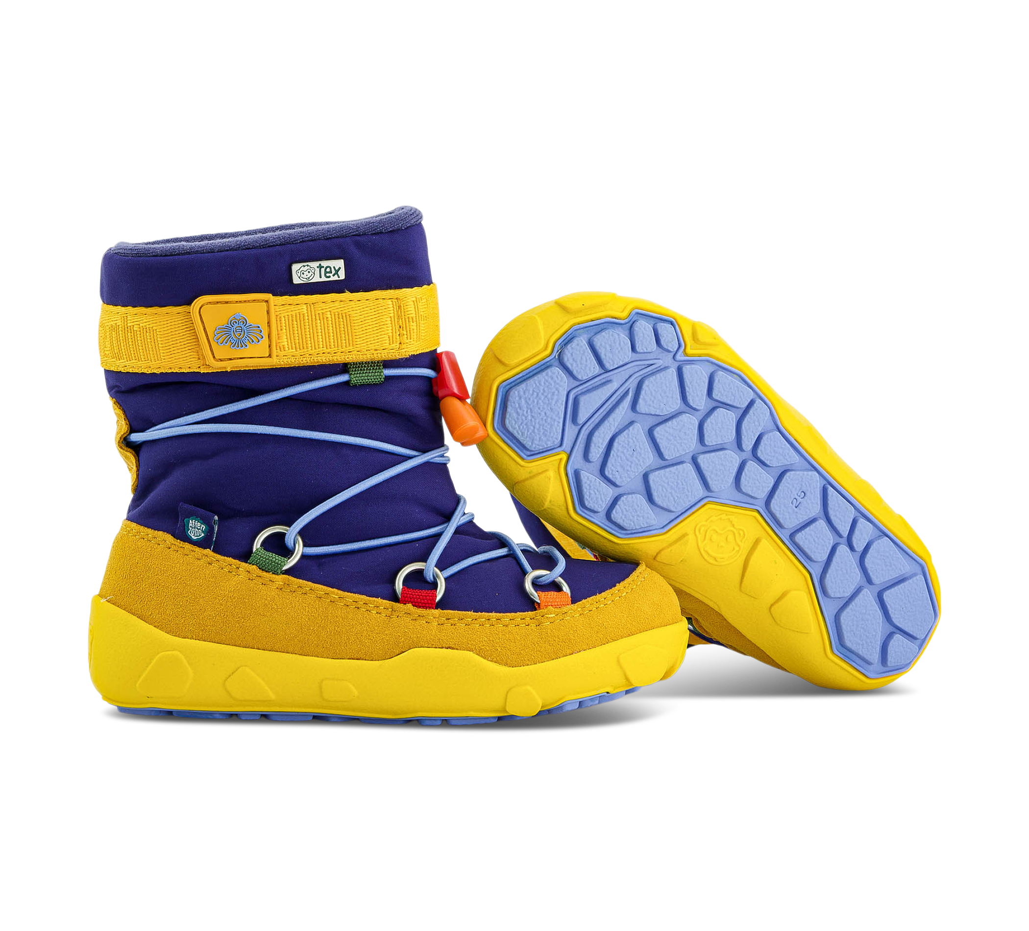 Affenzahn Schneestiefel Vegan Snowy blau