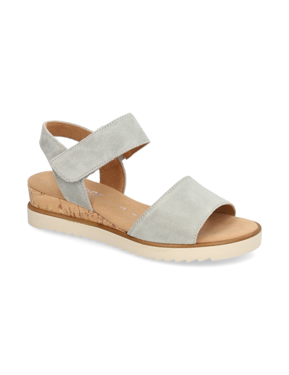 Veloursleder Sandale