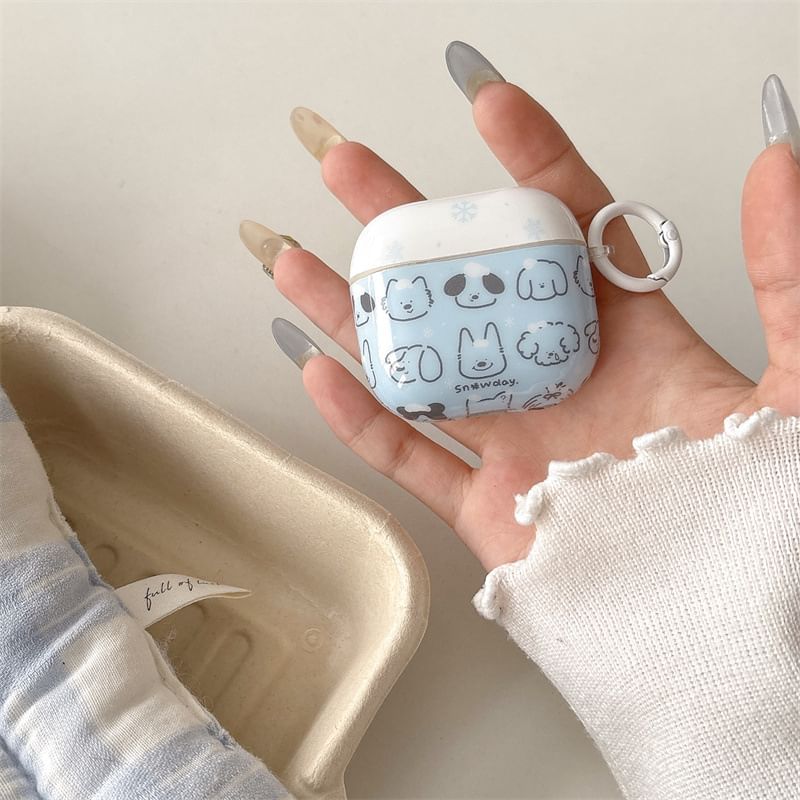 VanDi - Hond AirPods / Pro oortelefoonhoesje huid / bedel / set