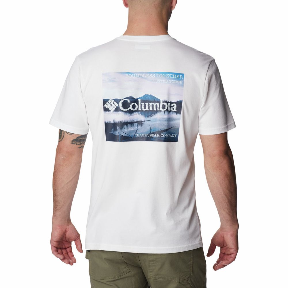 Columbia RAPID RIDGE™ - Tee-shirt Homme white/natures